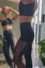 Mika Body Wear - Lucina Mesh Legging - High Waisted Leggings #color_black
