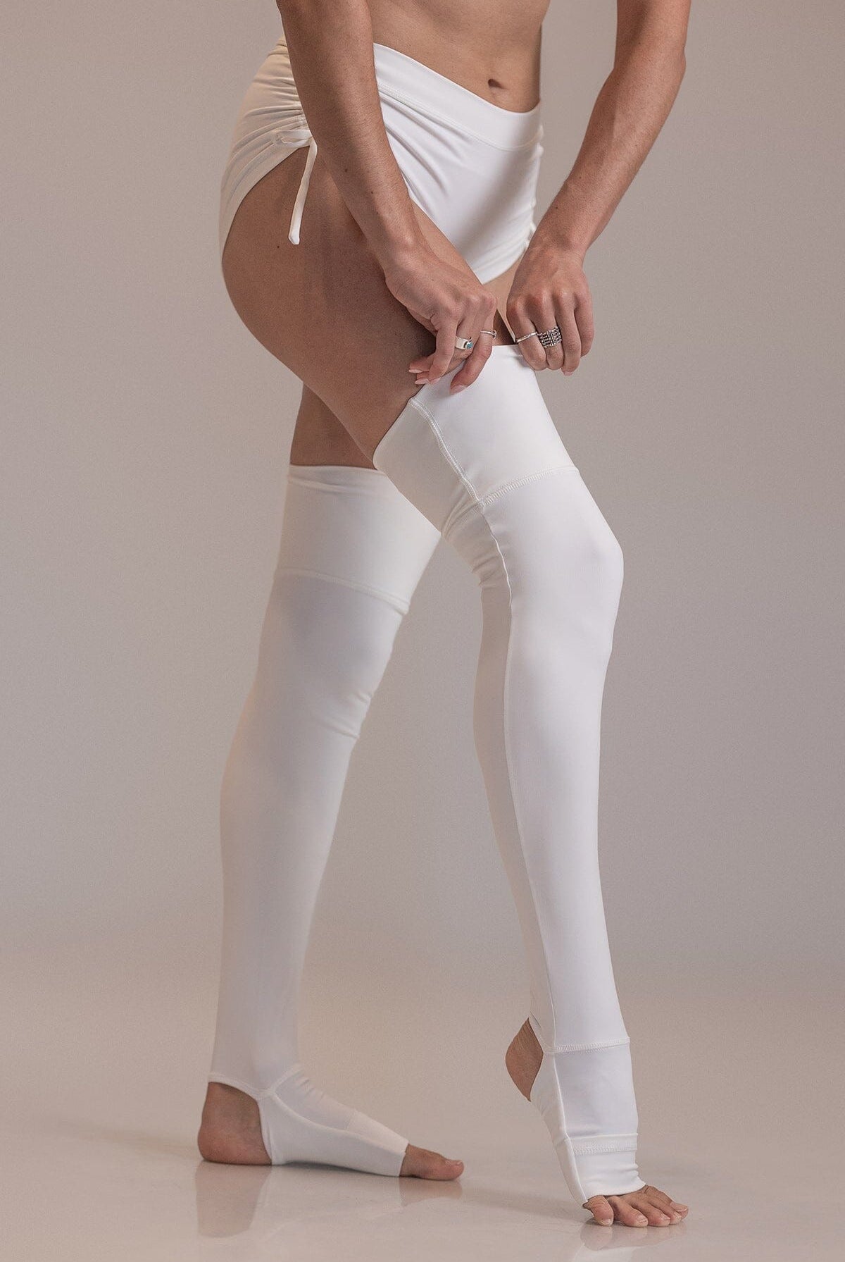 Mika Body Wear Leg Warmers #color_cream