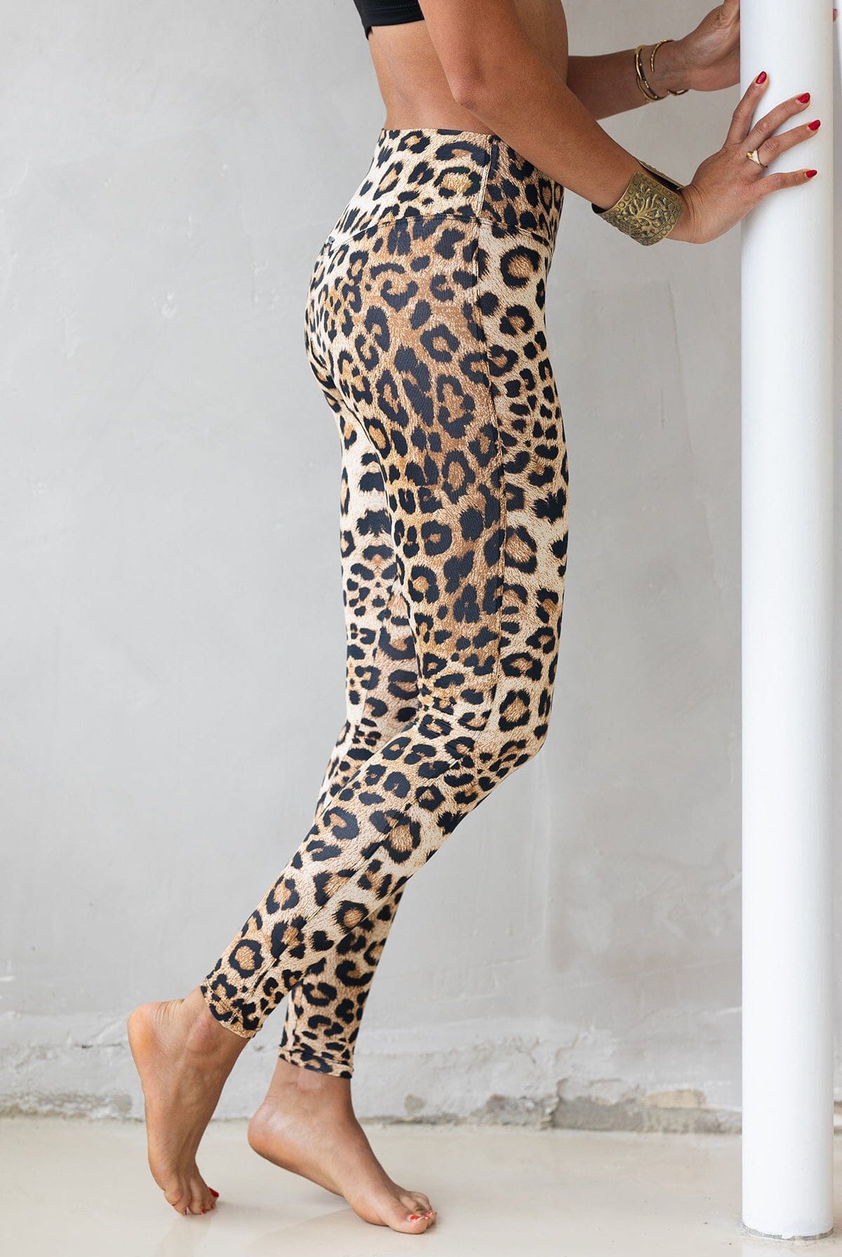 Mika Body Wear - High Rise Leggings - Veronica Legging #color_cheetah